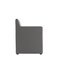 Manhattan Comfort Anna Square Faux Leather Dining Chair in Pewter - Set of 2 2-DC058AR-PE - alternate 3